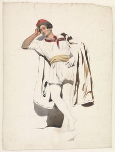 Jeune homme debout par Pierre Louis Dubourcq - Pierre Louis Dubourcq